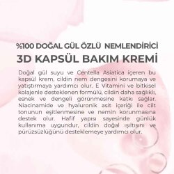 Dermokil %100 Doğal Gül Suyu Canlandırıcı Yenileyici 3D Kapsül Krem 50ml - 5
