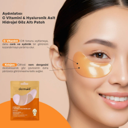 Dermokil Aydınlatıcı C Vitamini & Hayluronik Asit Hidrojel Patch Göz Altı Maskesi - 4