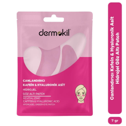 Dermokil Canlandırıcı Kafein & Hyaluronik Asit Hidrojel Patch Göz Altı Maskesi - Dermokil