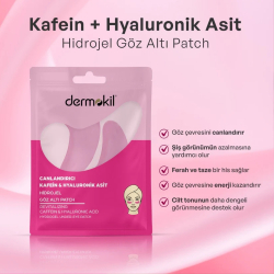 Dermokil Canlandırıcı Kafein & Hyaluronik Asit Hidrojel Patch Göz Altı Maskesi - 5