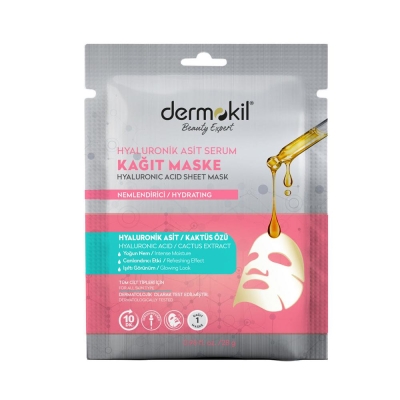 Dermokil Hyaluronik Asit Serum Kağıt Maske 28 gr
