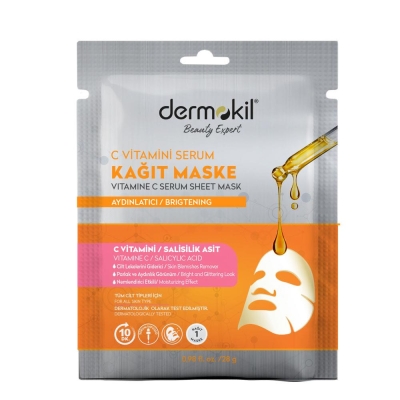 Dermokil C Vitamini Serum Kağıt Maske 28 gr