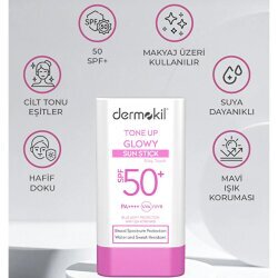 Dermokil Tone Up Glowy Sun 50SPF Ton Eşitleyici Stick Güneş Koruyucu - 2