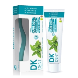 Dermokil Vegan Nane Özlü Florürsüz Diş Macunu 75ml Diş Fırçası Hediyeli 