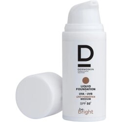 Dermoskin Be Bright Medium Likit Fondöten Spf50+ 33ml - 2