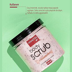 Dermoten Body Scrub Çilekli Vücut Peelingi 250ml - Dermoten (1)