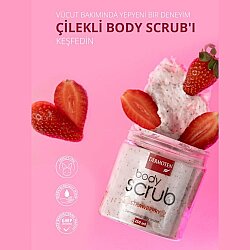 Dermoten Body Scrub Çilekli Vücut Peelingi 250ml - 3