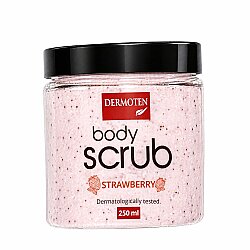 Dermoten Body Scrub Çilekli Vücut Peelingi 250ml - Dermoten
