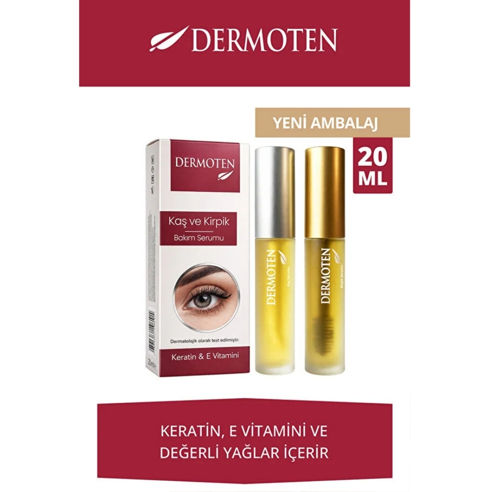 Dermoten Kaş ve Kirpik Bakım Serumu 20ml - DERMOTEN