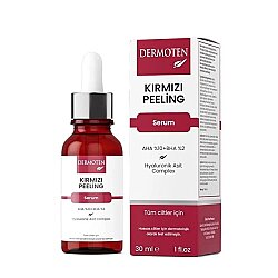 Dermoten Kırmızı Peeling Serum 30 ml - Dermoten
