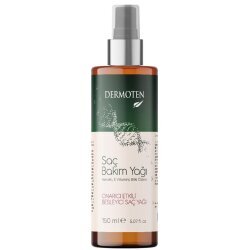 Dermoten Argan Hindistan Cevizi Keratin ve E Vitaminli Saç Besleyici Saç Bakım Yağı 150ml