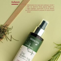 Dermoten Argan Hindistan Cevizi Keratin ve E Vitaminli Saç Besleyici Saç Bakım Yağı 150ml - 3