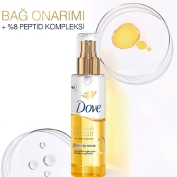 Dove Çift Fazlı Bond Intense Repair + Peptid Kompleksi Saç Serumu 80ml - 9