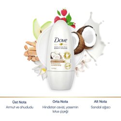 Dove Hindistan Cevizi & Yasemin Çiçeği Kadın Roll-On 50ml - 3