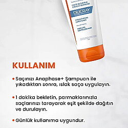 Ducray Anaphase Besleyici Saç Bakım Kremi 200 ml - 4
