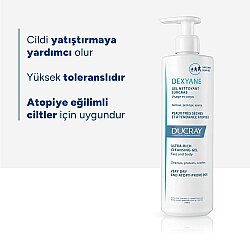 Ducray Dexyane Cleasing Kuru Ciltler için Temizleyici Jel 400ml - 3