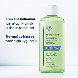 Ducray Extra Doux Sık Kullanım Şampuanı 400 ml - 5