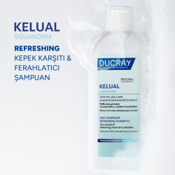 Ducray Kelual Squanorm Kepek Karşıtı & Ferahlatıcı Şampuan 400 ml - Ducray (1)