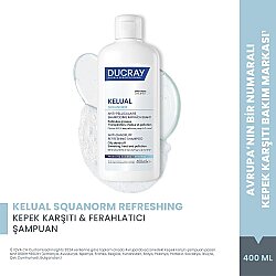 Ducray Kelual Squanorm Kepek Karşıtı & Ferahlatıcı Şampuan 400 ml - Ducray
