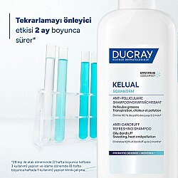 Ducray Kelual Squanorm Kepek Karşıtı & Ferahlatıcı Şampuan 400 ml - 5