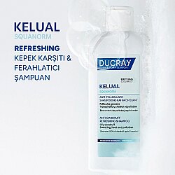 Ducray Kelual Squanorm Kepek Karşıtı & Ferahlatıcı Şampuan 400 ml - 6