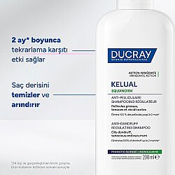 Ducray Kelual Squanorm Kepek Karşıtı Şampuan 400 ml - 5