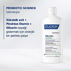 Ducray Kelual Squanorm Kepek Karşıtı Şampuan 400 ml - 6