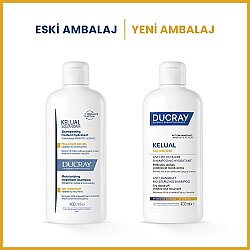 Ducray Kelual Squanorm Kuru Saçlar İçin Kepek Karşıtı Şampuan 400 ml - Ducray (1)
