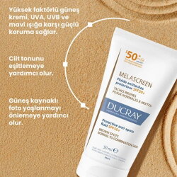Ducray Melascreen Protective Anti-Spots Fluid Güneş Kremi Spf50 50ml - Ducray (1)