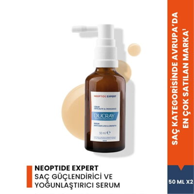 Ducray Neoptide Expert Saç Güçlendirici ve Yoğunlaştırıcı Serum 2x50 ml