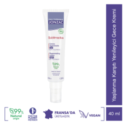 Eau Thermale Jonzac Sublimactive Yaşlanma Karşıtı Yenileyici Gece Kremi 40ml