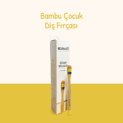 Ecowell Bambu Çocuk Diş Fırçası - Ecowell