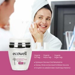 Ecowell Diamond Ultra Nemlendirici Eco Bio Yüz Bakım Kremi 50 ml - 3