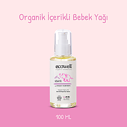 Ecowell Organik Bebek Yağı 100ml - Ecowell