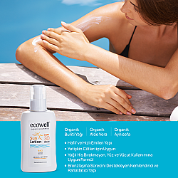 Ecowell Organik Güneş Losyonu SPF 30 150ml - Ecowell (1)