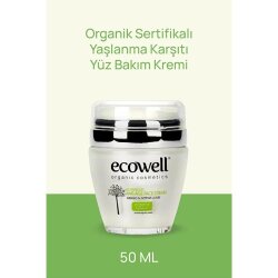Ecowell Organik Yaşlanma Belirtilerine Karşı Etkili Yüz Bakım Kremi 50ml - 5