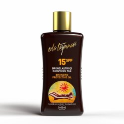 Eda Taşpınar Bronzlaştırıcı Koruyucu Yağ SPF 15 200 ml - Eda Taşpınar