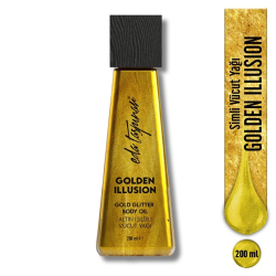 Eda Taşpınar Işıltılı Vücut Yağı Golden Illusion - 200 ML ... - 2
