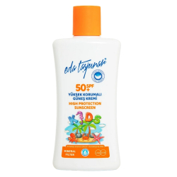 Eda Taşpınar Mineral Filtreli Yüksek Korumalı Çocuk Güneş Kremi Spf50 200ml