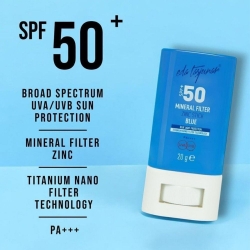 Eda Taşpınar SPF 50+ Mineral Filtreli Mavi Zinc Stick 20 gr - Eda Taşpınar (1)
