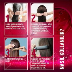 Elidor Brezilya Keratin Terapisi Isı İle Aktifleşen Bakım Kürü 90ml - 4