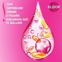 Elidor Güçlü ve Parlak Sıvı Saç Kremi 200ml - 3