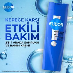 Elidor Kepeğe Karşı Etkili 2'si 1 Arada Saç Kremi & Şampuan 400ml - 2