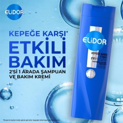 Elidor Kepeğe Karşı Etkili 2'si 1 Arada Saç Kremi & Şampuan 400ml - 7