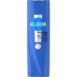 Elidor Kepeğe Karşı Etkili 2'si 1 Arada Saç Kremi & Şampuan 400ml - 8