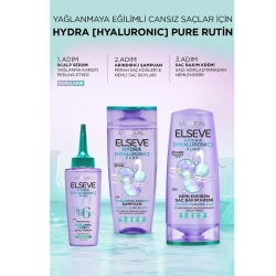 Elseve Hydra [hyaluronic] Pure Salisilik Asit Içeren Yağlanma Karşıtı Arındırıcı Şampuan 300ml - 2