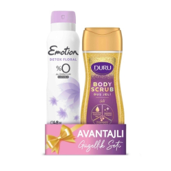 Emotion Violet Deodorant 150 Ml + Duru Sucrub Duş Jeli 250 Ml - Emotion