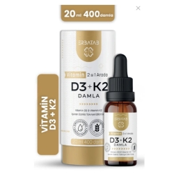 Erbatab Vitamin D3 K2 2'si 1 Arada Damla - Erbatab