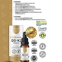 Erbatab Vitamin D3 K2 2'si 1 Arada Damla - Erbatab (1)
