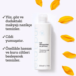 Etat Pur Lait Demaquillant Temizleyici Süt 200ml - 5
